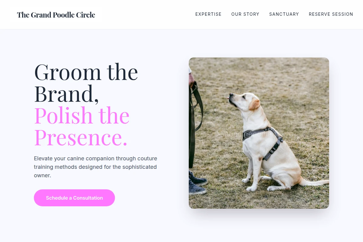 Couture Dog Training