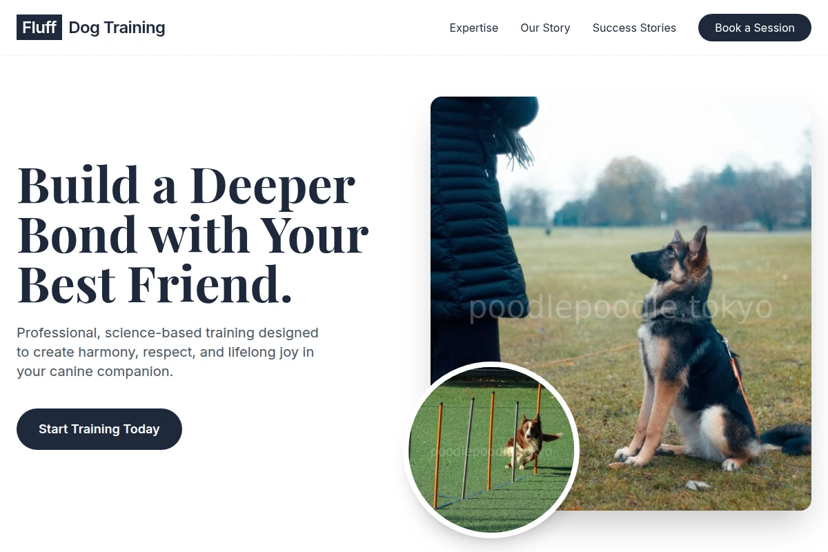 Fluff Dog Training