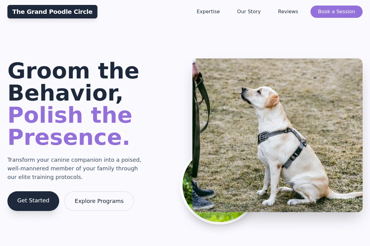 Primped Dog Training