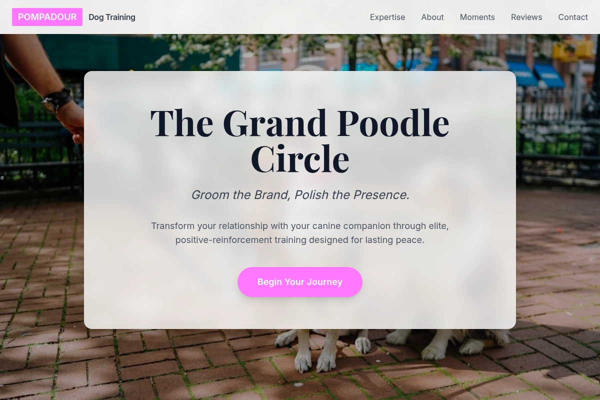 Pompadour Dog Training