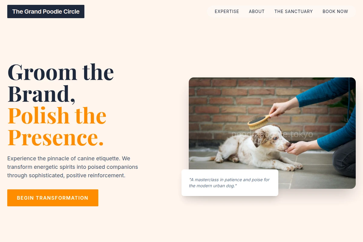 Poised Dog Training
