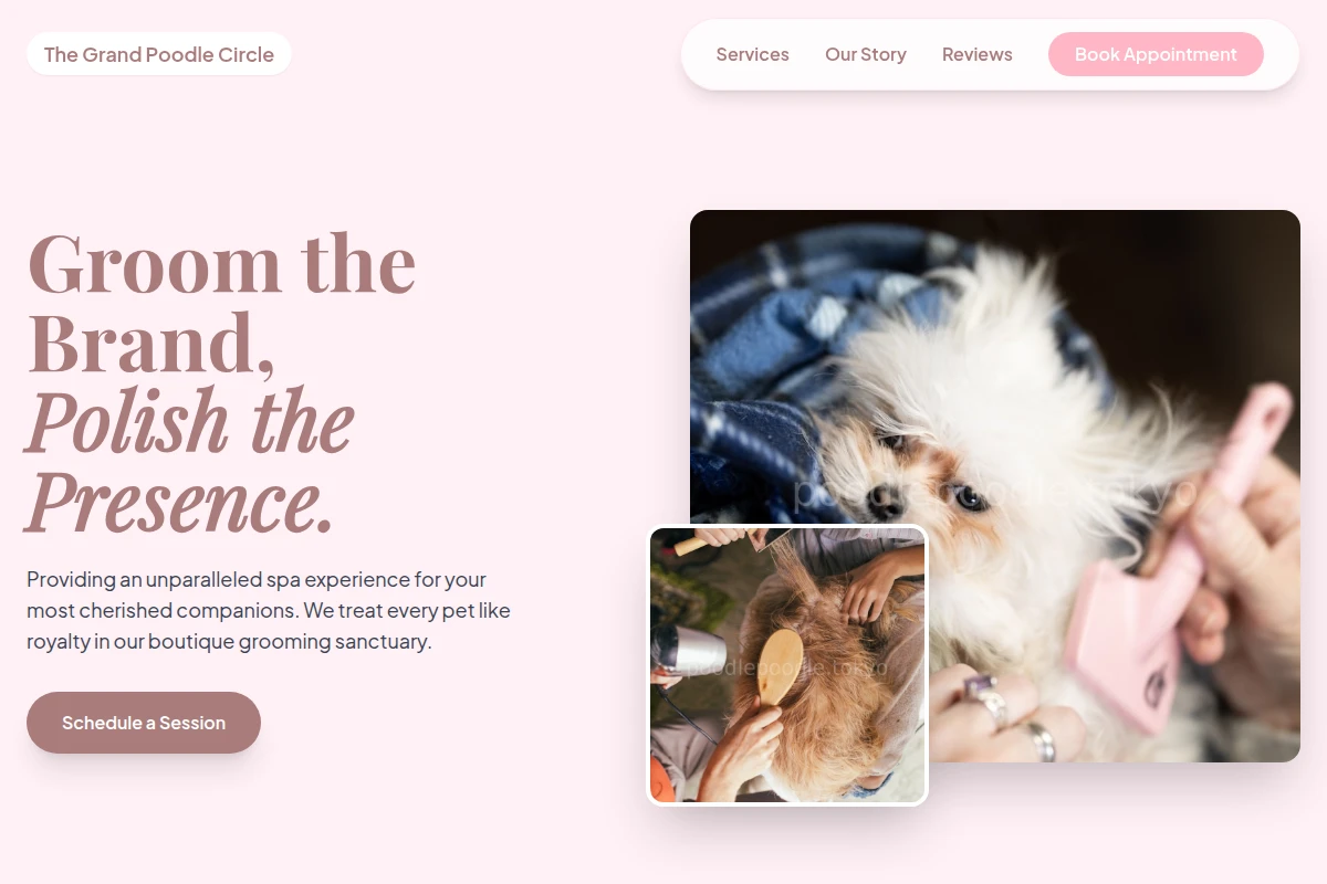 Playful Pet Grooming